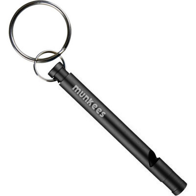 Munkees 3386 брелок-свисток Slim Whistle black