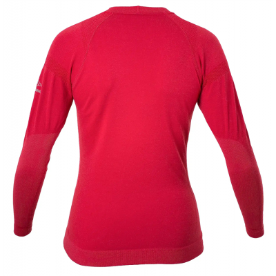 Термофутболка жіноча з довгим рукавом Fjord Nansen MERINO LONGSLEEVE WOMEN, S/M, red