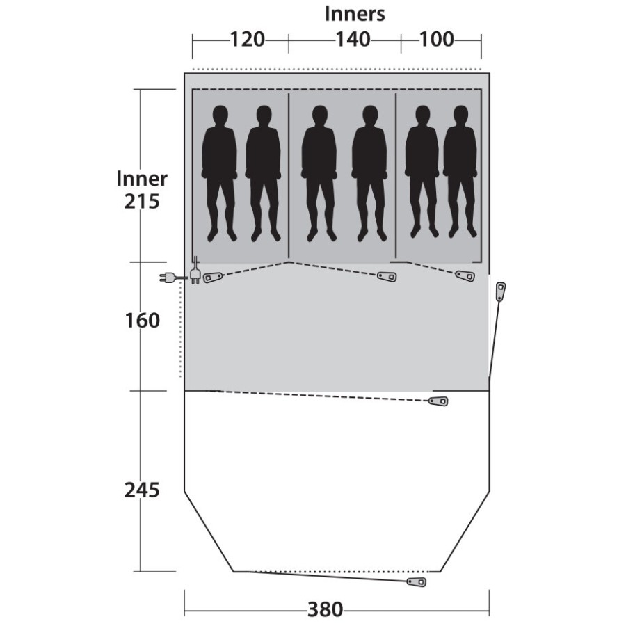 Намет Outwell Tent Collingwood 6 (111065)