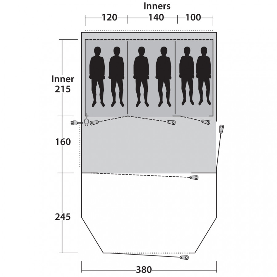 Намет Outwell Tent Collingwood 6 (111065)