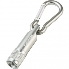 Munkees 1076 брелок ліхтарик LED with Carabiner grey