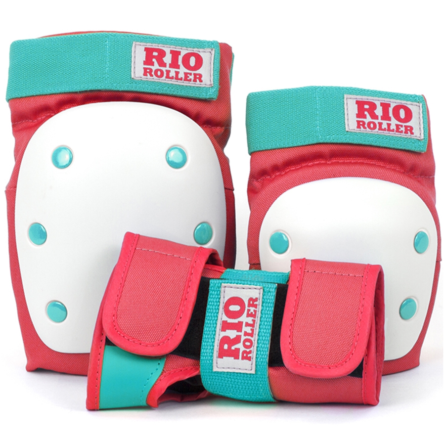 Rio Roller захист набір Triple Pad Set red-mint S