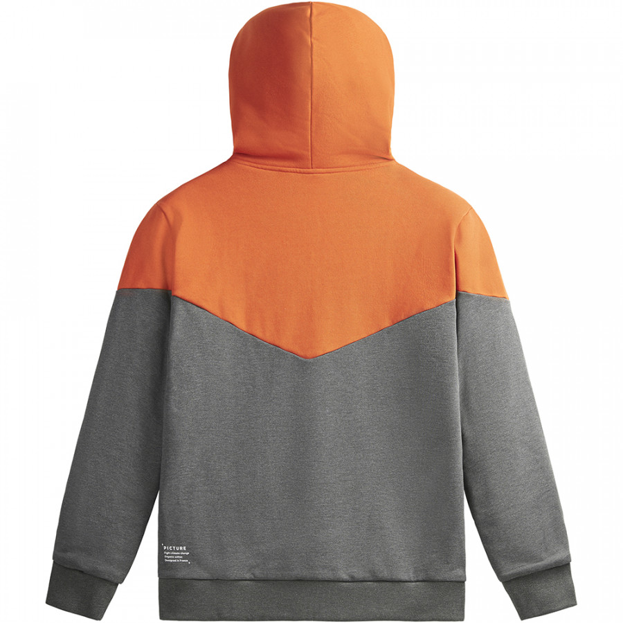 Picture Organic толстовка Basement Plush Hoody red clay-dark grey XXL