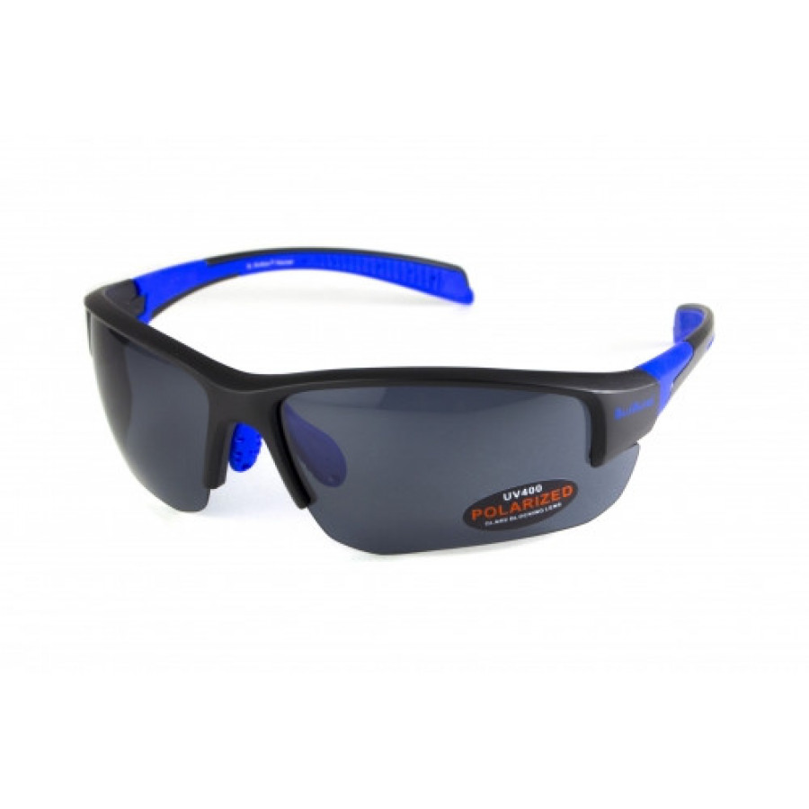 Окуляри поляризаційні BluWater Samson-3 Polarized (gray), чорні