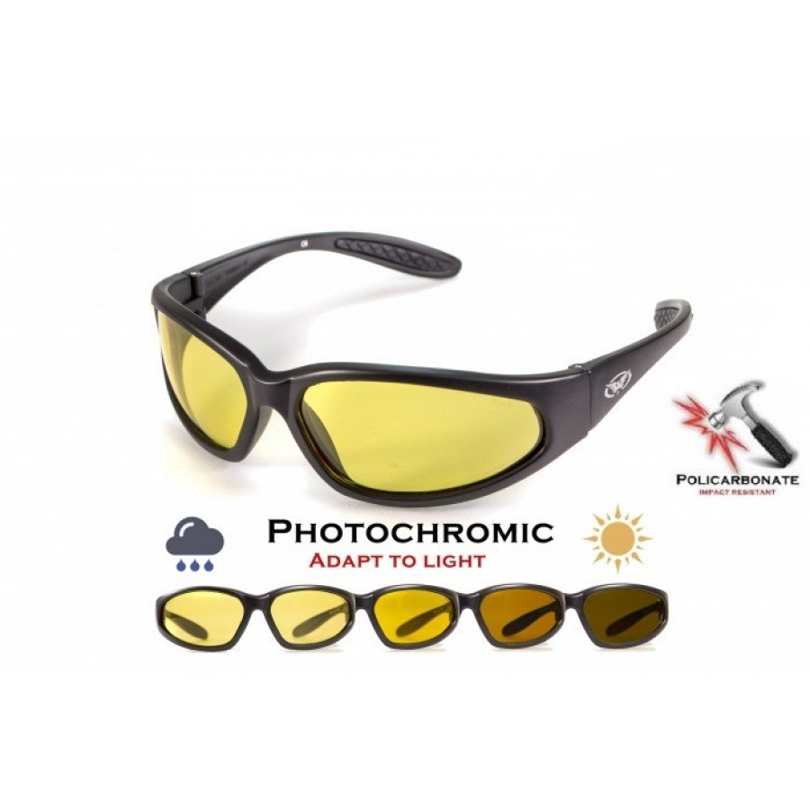 Окуляри фотохромні (захисні) Global Vision Hercules-1 Photochromic (yellow) фотохромні жовті