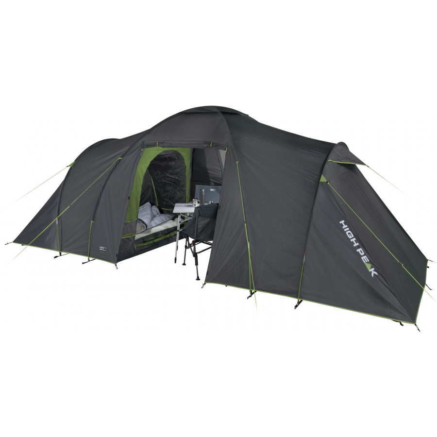 Намет чотиримісний High Peak Como 4.0 Dark Grey/Green (10260)