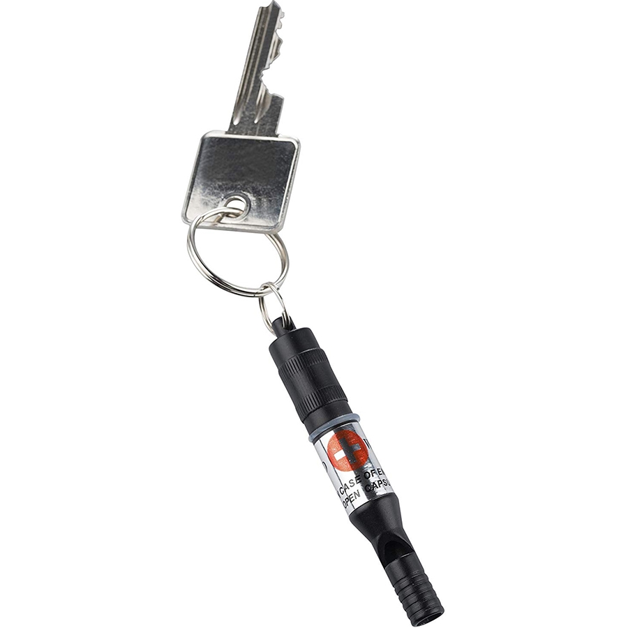 Munkees 3385 брелок-свисток Emergency Whistle black