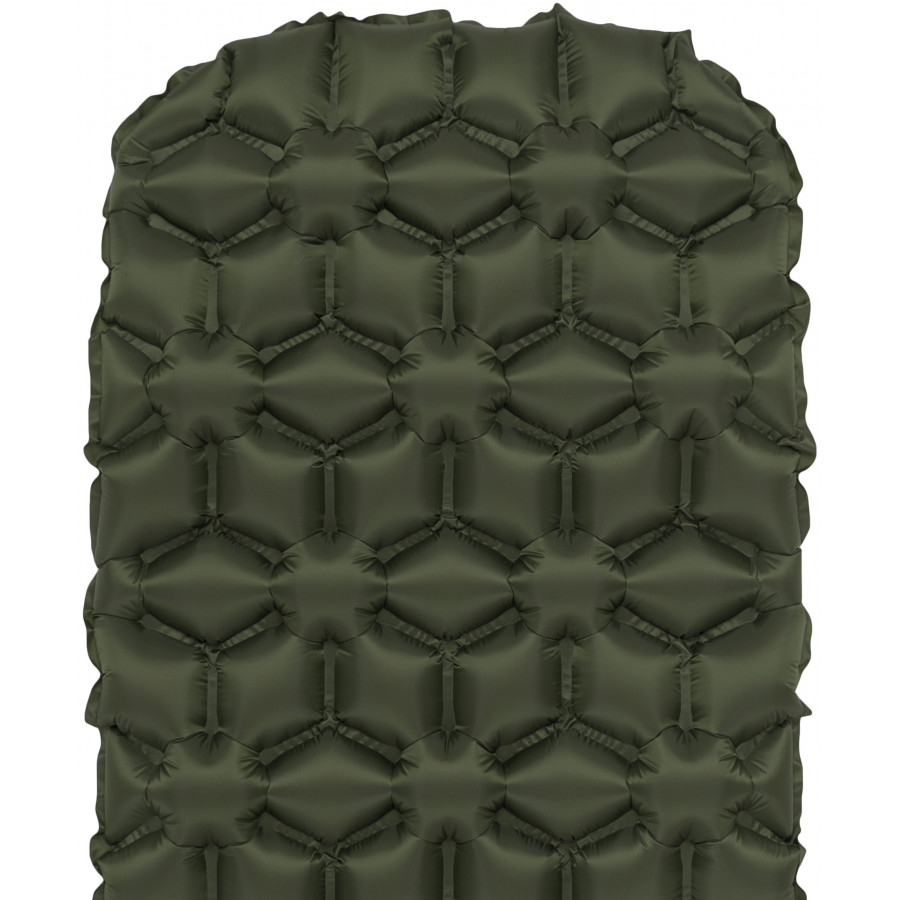 Килимок надувний Highlander Nap-Pak Inflatable Sleeping Mat 5 cm Olive (AIR071)