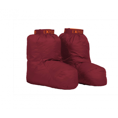 Шкарпетки пухові Exped DOWN SOCK burgundy - M