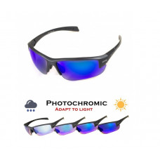 Окуляри фотохромні (захисні) Global Vision Hercules-7 Photochromic Anti-Fog (G-Tech™ blue), фотохромні дзеркальні сині