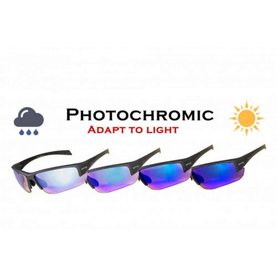 Окуляри фотохромні (захисні) Global Vision Hercules-7 Photochromic Anti-Fog (G-Tech™ blue), фотохромні дзеркальні сині