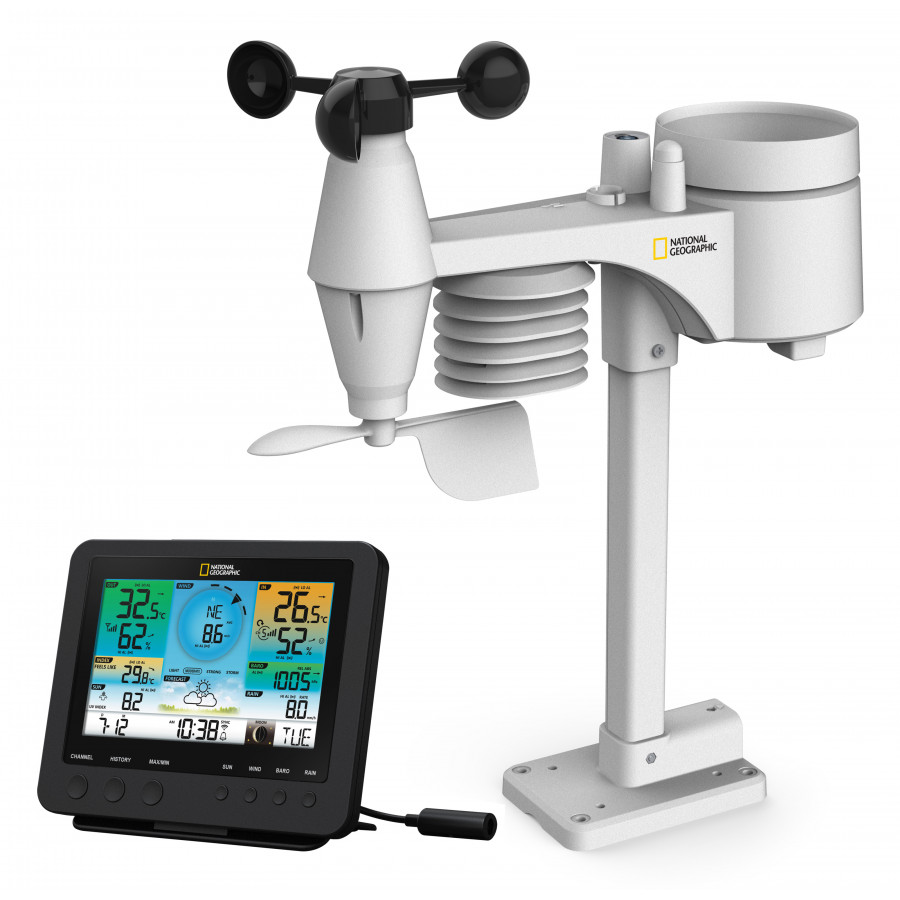 Метеостанція National Geographic WIFI Colour Weather Center 7-in-1 Sensor (9080600)