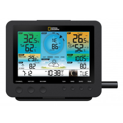 Метеостанція National Geographic WIFI Colour Weather Center 7-in-1 Sensor (9080600)