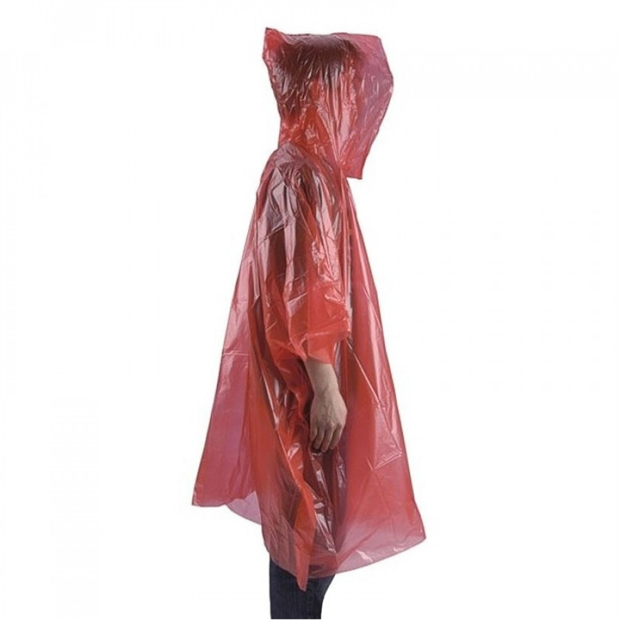 AceCamp пончо Emergency Rain Poncho red