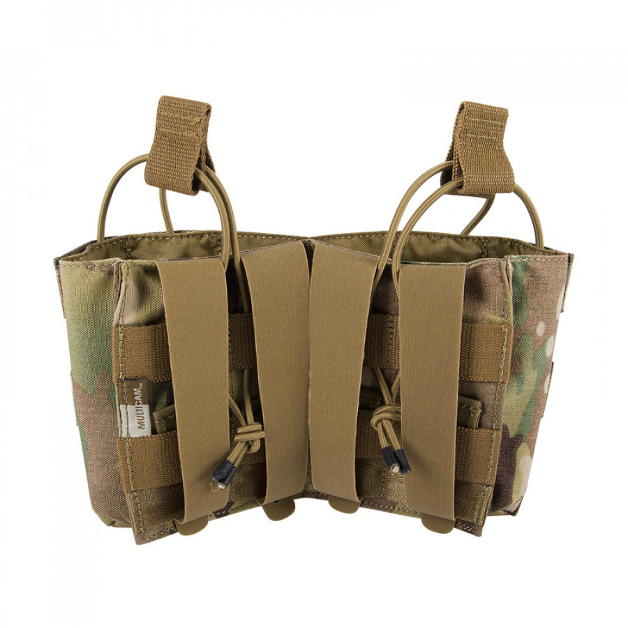 Підсумок для магазинів автомату Tasmanian Tiger 2 SGL Mag Pouch BEL HK417 MKII MC, Multicam (TT 7124.394)