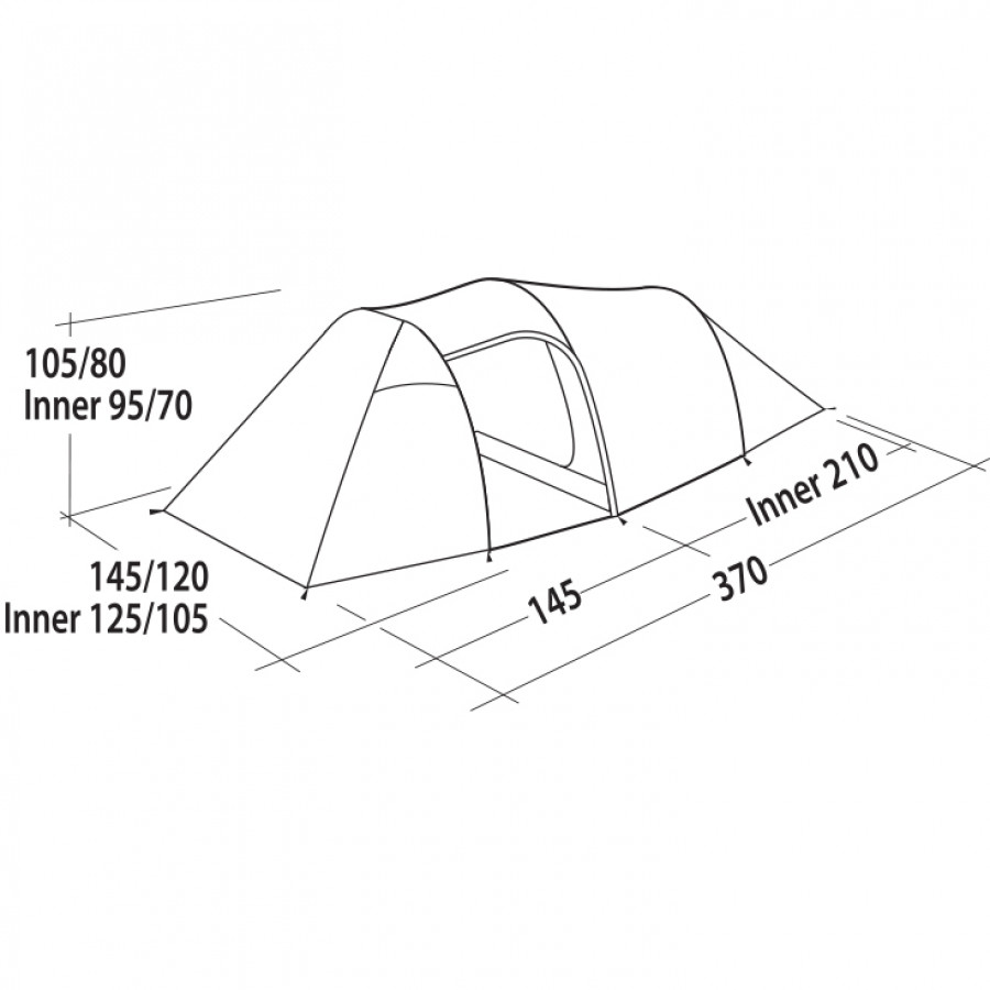 Намет двомісний Easy Camp Magnetar 200 Rustic Green (120414)