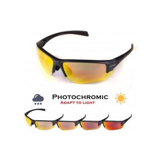 Окуляри фотохромні (захисні) Global Vision Hercules-7 Photochromic Anti-Fog (G-Tech™ red), фотохромні дзеркальні червоні