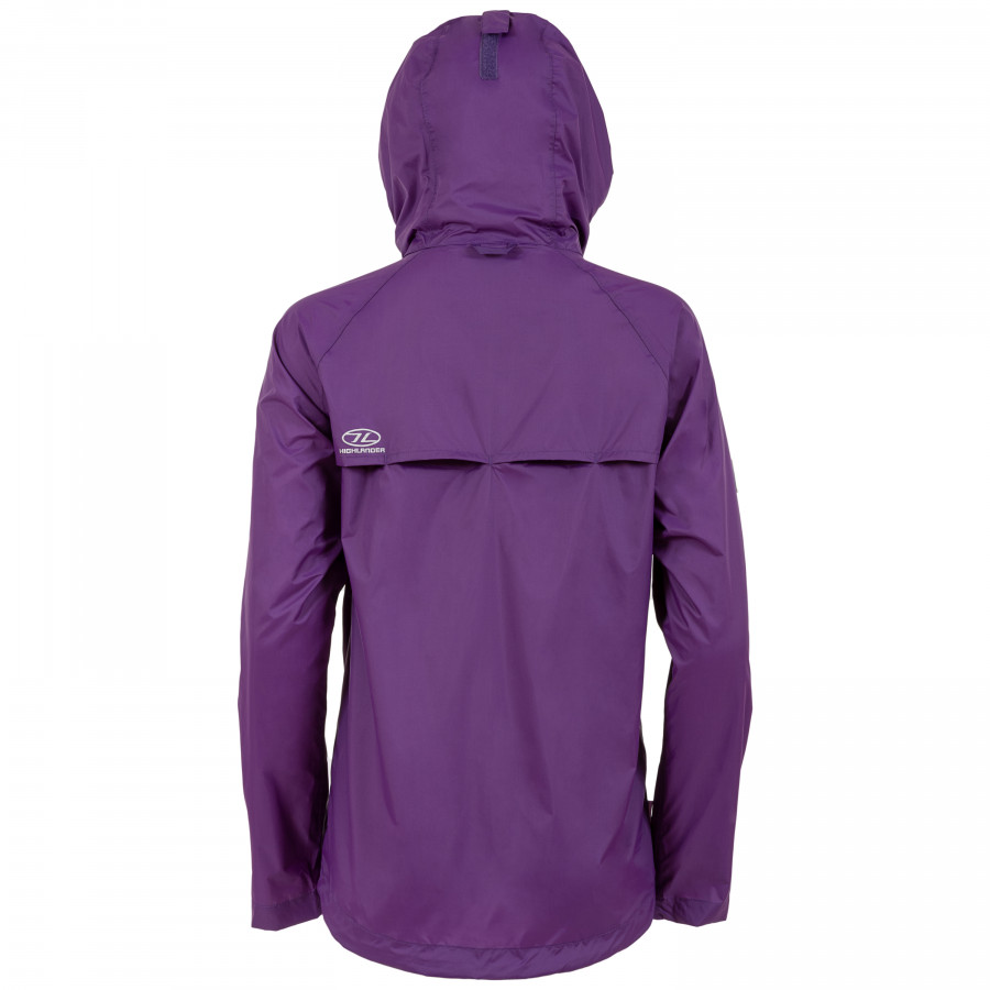 Вітрівка жіноча Highlander Stow & Go Pack Away Rain Jacket 6000 mm Purple XL (JAC077L-PE-XL)