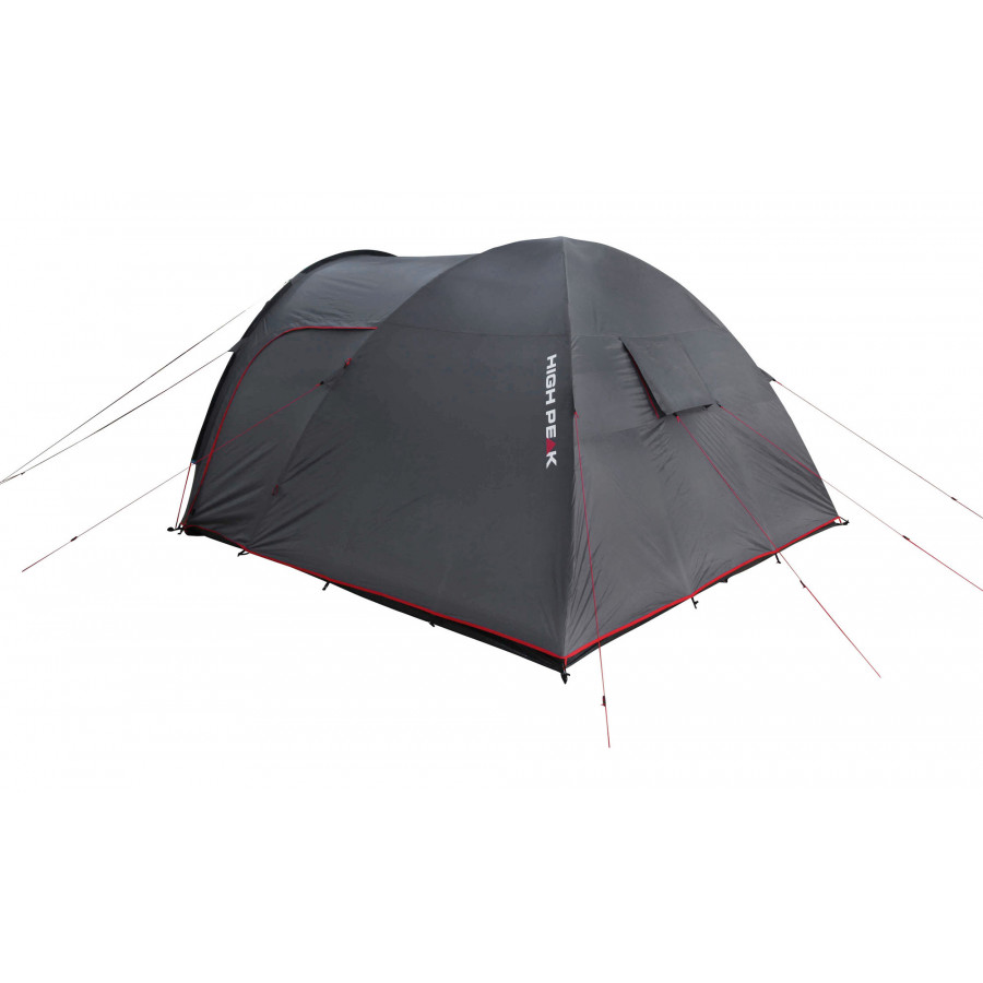 Намет High Peak Tessin 4 Dark Grey/Red (10222)