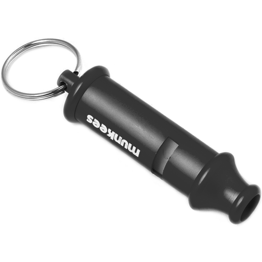 Munkees 3392 брелок-свисток Police Whistle Alu black