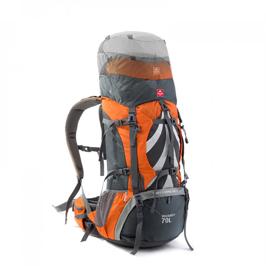 Рюкзак туристичний Naturehike Discovery NH70B070-B, 70 л + 5 л, блакитний