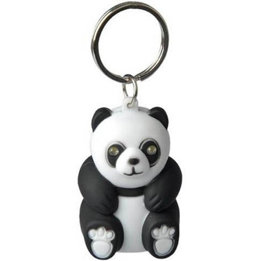 Munkees 1103 брелок ліхтарик Panda LED black-white