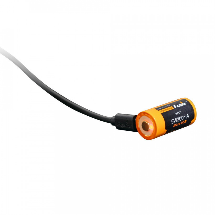 ARB-L16-700UP Акумулятор 16340 Fenix 700 UP mAh Li-ion micro usb зарядка