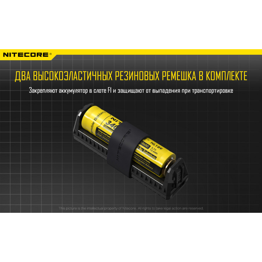 Зарядний пристрій 2 в 1 + Power Bank Nitecore F1