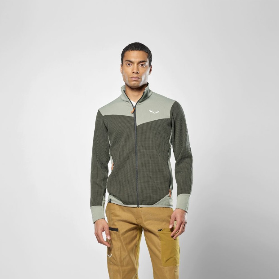 Флісова кофта Salewa Puez Waffle HYB PL Mns р. M