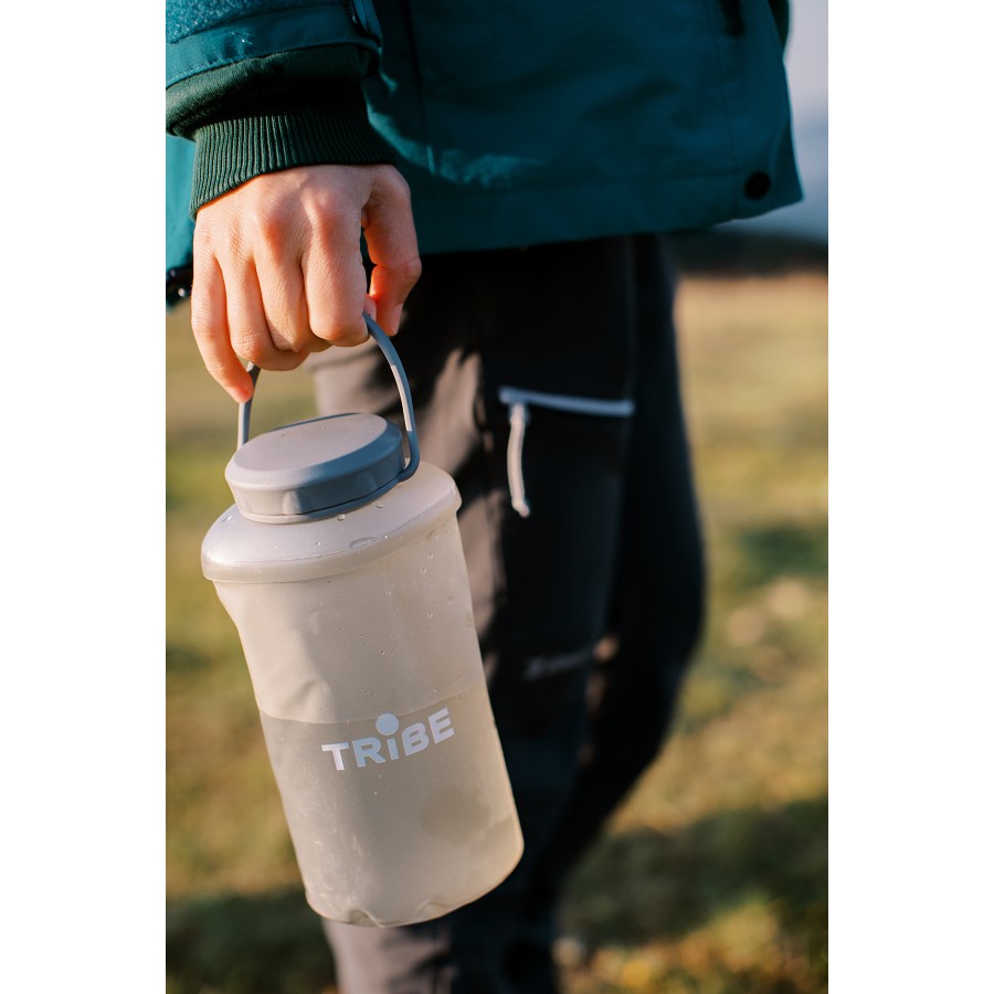 Пляшка Tribe Soft Bottle 1 л TPU м'яка T-FE-0023-grey