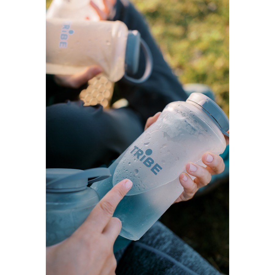Пляшка Tribe Soft Bottle 1 л TPU м'яка T-FE-0023-crystal-white