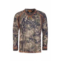 Футболка длинный рукав Fit Shirt Green Forest "Remington" - XL