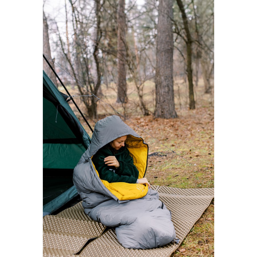 Спальний мішок Tribe Down 400 Long пуховий T-CH-0008-grey-L