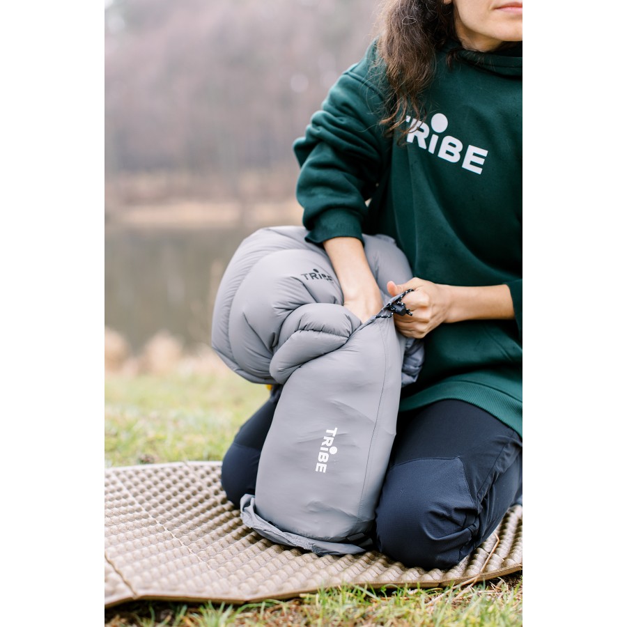 Спальний мішок Tribe Down 800 Regular пуховий T-CH-0009-grey-L