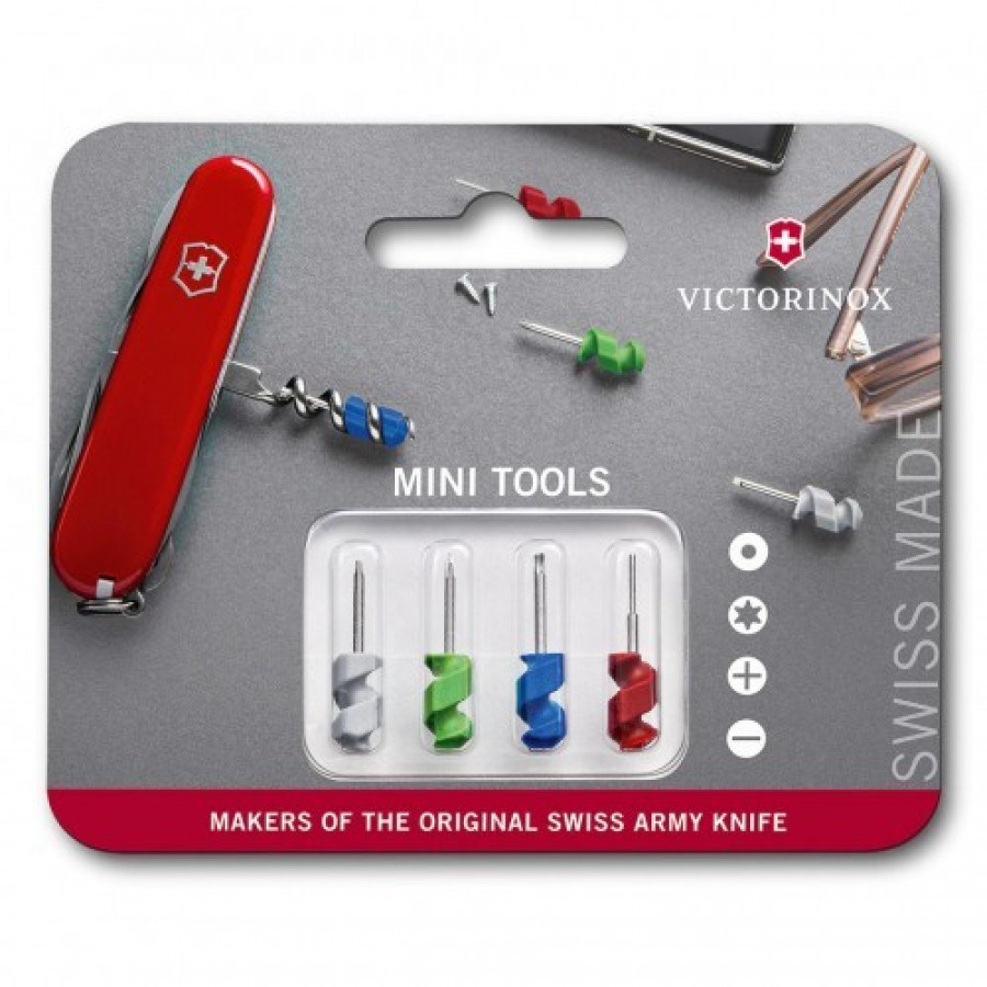 Набір Victorinox Mini Tool з 4х мінівикруток, блістер