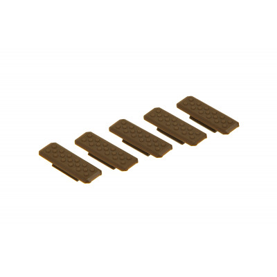 Накладки на цівку 5pcs MLOK-Cover -V1-FDE