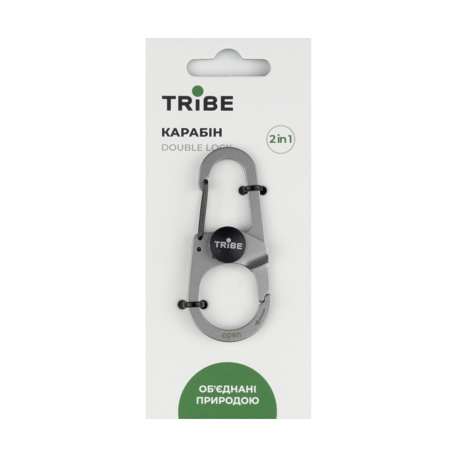 Карабін Tribe Double Lock T-LB-0006-metal
