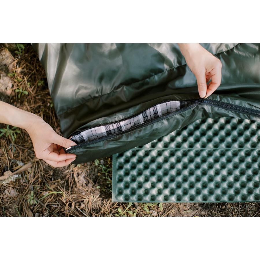 Спальний мішок Tramp Ember+ Long лівий UTRS-063L-olive-L