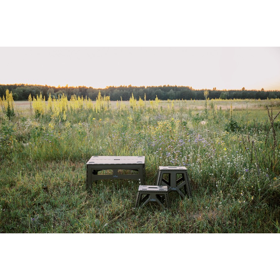 Стіл Tribe Camp Table Low пластиковий T-EF-0003-olive