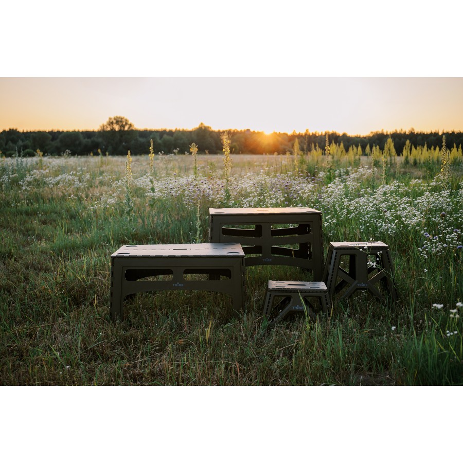 Стіл Tribe Camp Table Low пластиковий T-EF-0003-olive