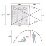 Намет Tramp Bell 3 (V3) UTRT-107-olive
