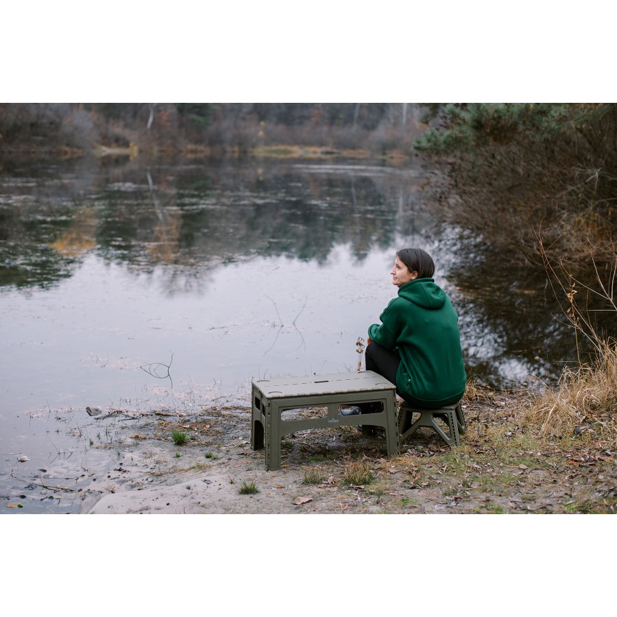 Стіл Tribe Camp Table Low пластиковий T-EF-0003-olive