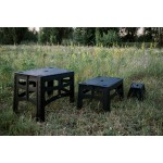 Стілець Tribe Camp Chair Low пластиковий T-EF-0001-black