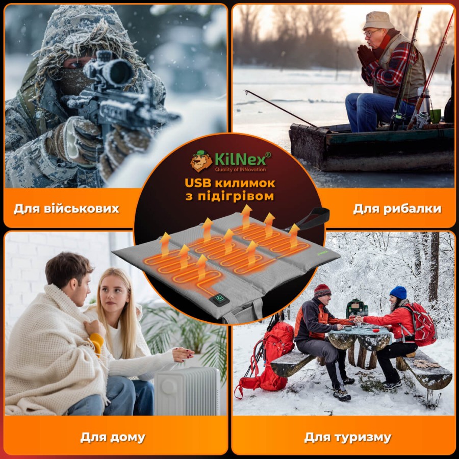 Каремат KilNex з USB-підігрівом
