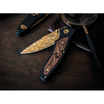 Ніж Boker "Tirpitz Damas Gold"