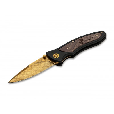 Ніж Boker "Tirpitz Damas Gold"