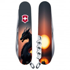 Ніж Victorinox Swiss Army Climber Zodiac Дракон у сонячних променях