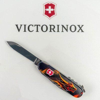 Ніж Victorinox Swiss Army Huntsman Zodiac Фантастичний дракон