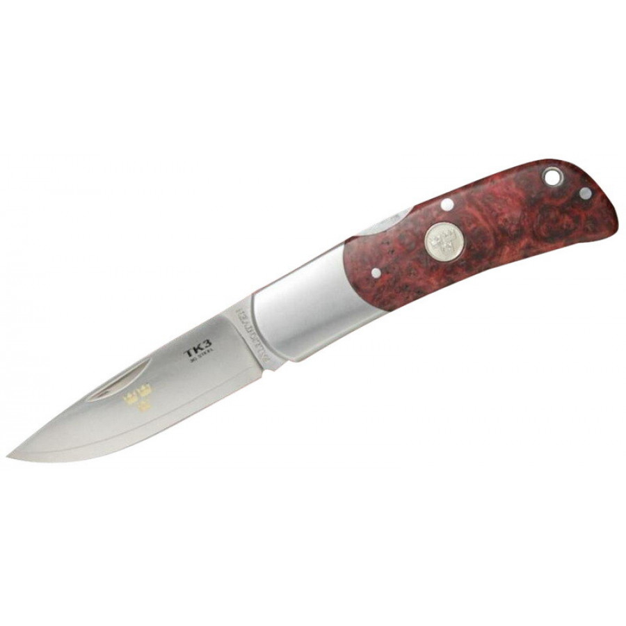 Ніж Fallkniven ТК3 "Tre Kronor Folder" 3G, red quince