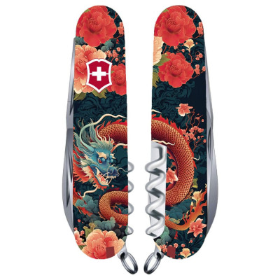 Ніж Victorinox Swiss Army Huntsman Zodiac Китайський дракон